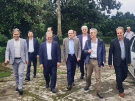 بازدید معاون وزیر و رئیس سازمان تحقیقات، آموزش و ترویج کشاورزی از ایستگاه تحقیقات مرکبات خرم آباد تنکابن