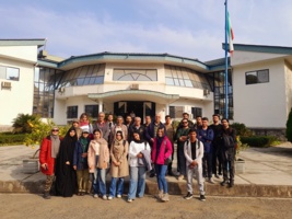 بازدید دانشجویان کارشناسی ارشد رشته باغبانی دانشگاه تهران از پژوهشکده مرکبات و میوههای نیمهگرمسیری