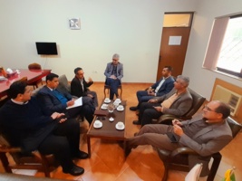 بازدید کارشناس دفتر امور میوههای گرمسیری و نیمهگرمسیری معاونت باغبانی وزارت جهاد کشاورزی و مدیر جهاد کشاورزی شهرستان داراب و هیات همراه از پژوهشکده مرکبات و میوههای نیمهگرمسیری