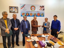 مراسم تودیع و معارفه معاون پژوهشی و مدیر برنامه ریزی و پشتیبانی پژوهشکده مرکبات و میوه های نیمه گرمسیری برگزار شد