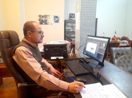 برگزاری جلسه ارائه عملکرد موسسه تحقیقات علوم باغبانی با حضور رئیس سازمان تحقیقات، آموزش و ترویج کشاورزی