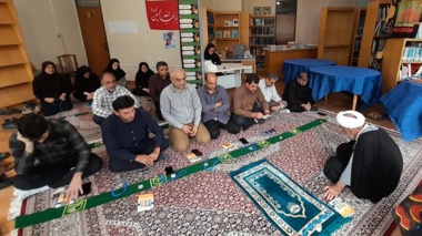 برگزاری مراسم سخنرانی، قرائت زیارت عاشورا و عزاداری سید و سالار شهیدان حضرت اباعبدالله الحسین (ع) در پژوهشکده مرکبات و میوه‌های نیمه‌گرمسیری