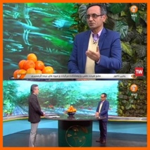 حضور عضو هیات علمی پژوهشکده مرکبات و میوه های نیمه گرمسیری در برنامه تلویزیونی رویش شبکه آموزش سیما