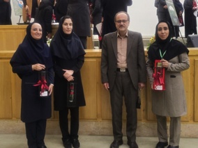 تجلیل از بانوان پژوهشکده مرکبات و میوه‌های نیمه‌گرمسیری به مناسبت میلاد حضرت فاطمه زهرا (س) در گردهمایی اعضای هیات علمی و محققان موسسه تحقیقات علوم باغبانی