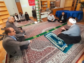 برگزاری مراسم گرامیداشت آغاز دهه کرامت و میلاد حضرت معصومه سلام الله علیها و روز دختر در پژوهشکده مرکبات و میوه‌های نیمه‌گرمسیری