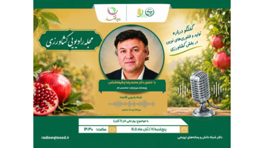 گفتگوی عضو هیات علمی پژوهشکده مرکبات و میوه‌های نیمه‌گرمسیری با رادیو اقتصاد بمناسبت گرامیداشت روز ملی انار